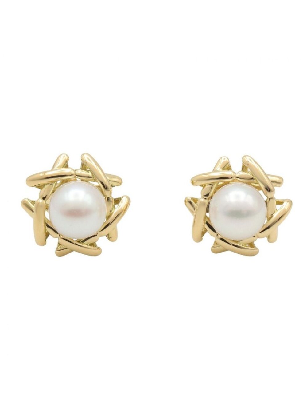 Tiffany & Co Earrings Pearl 18k